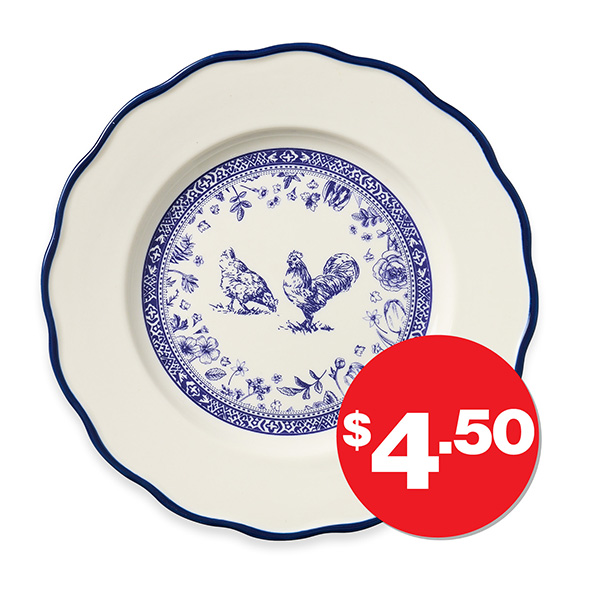 Farmhouse Side Plate $4.50