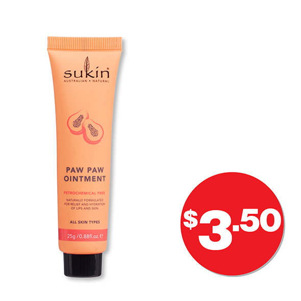 Sukin Paw Paw 25g $3.50