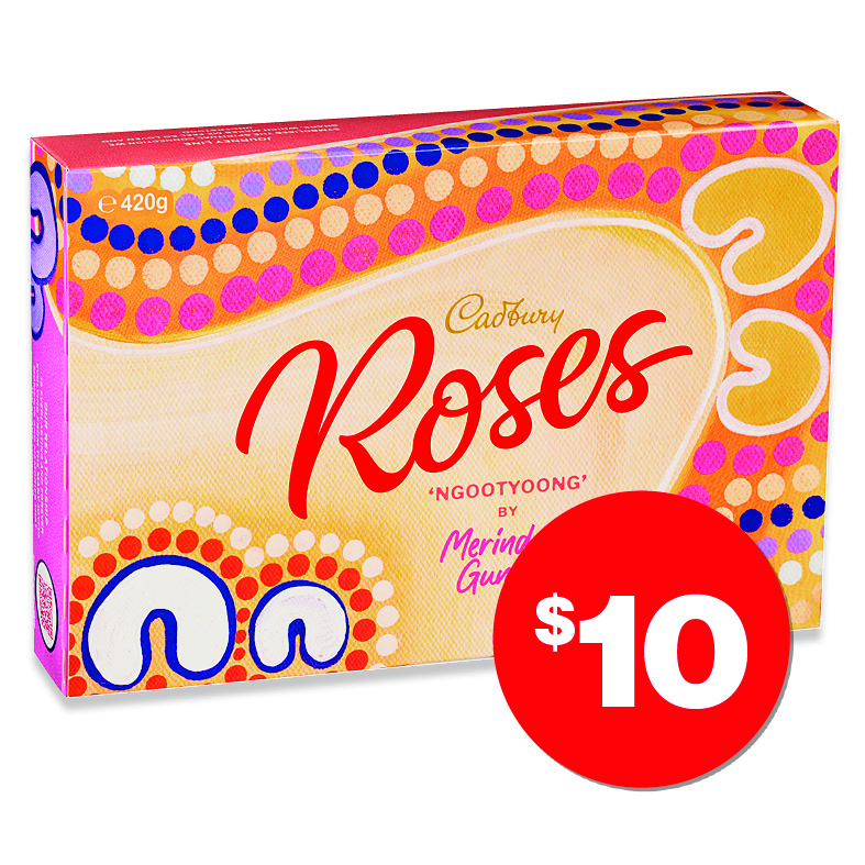 Cadbury Roses Box 420g  $10