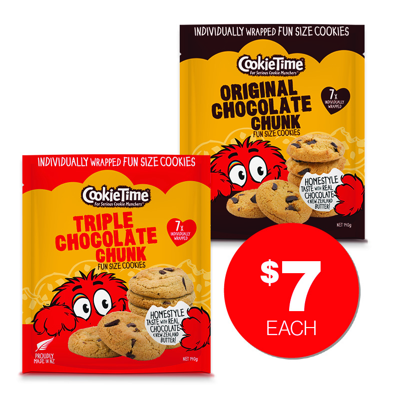 Cookie Time 7pk 140g  $7ea