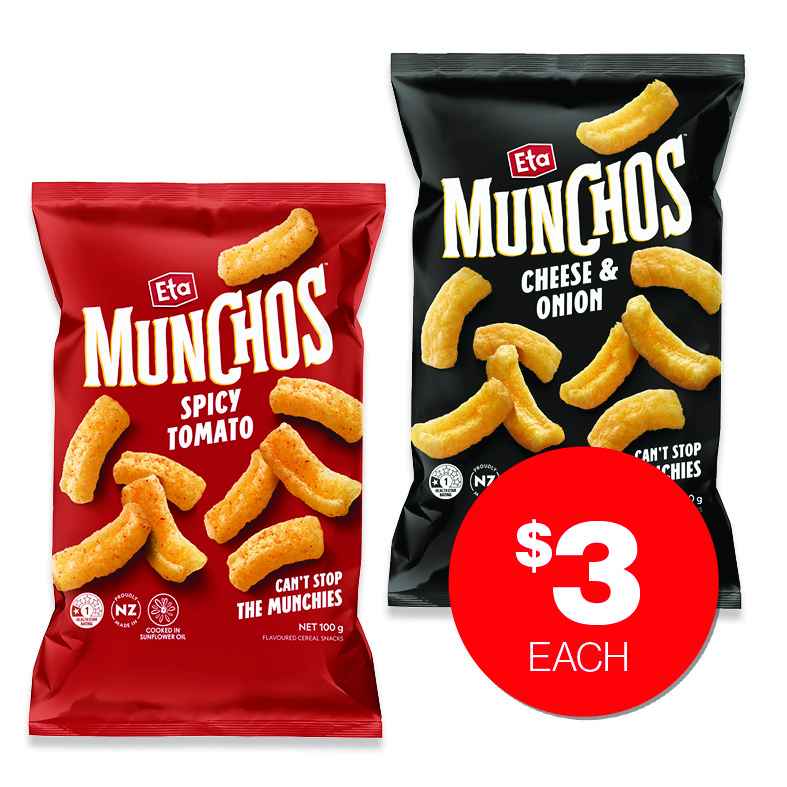 ETA Munchos 100g $3ea