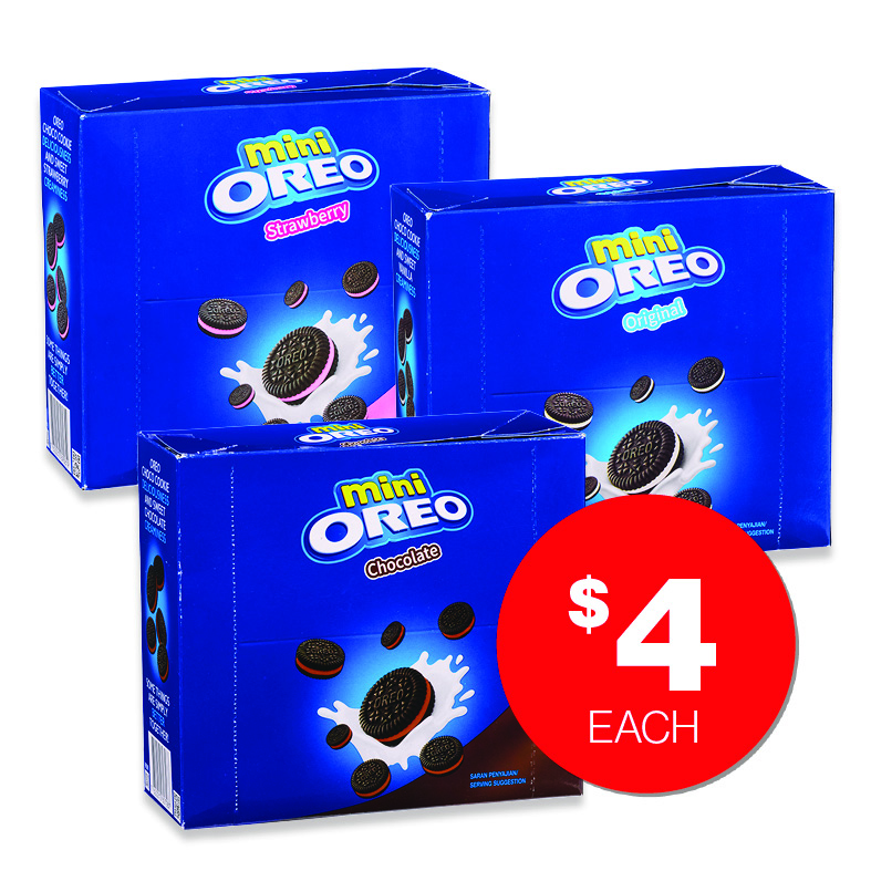 Oreo Minis 10pk 204g $4ea