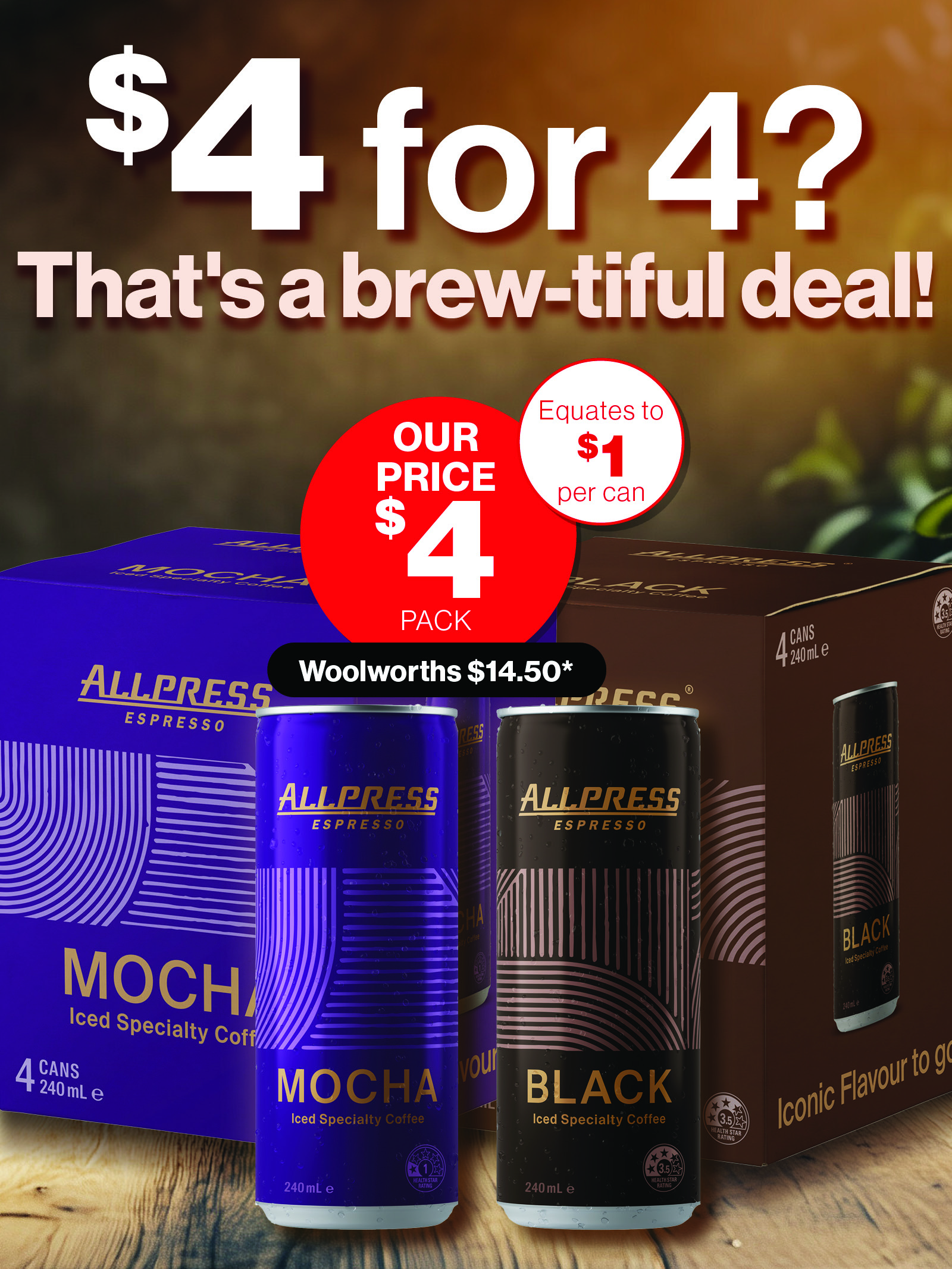 That's a brew-tiful deal!