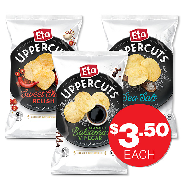 ETA Uppercuts 140g Assorted $3.50ea