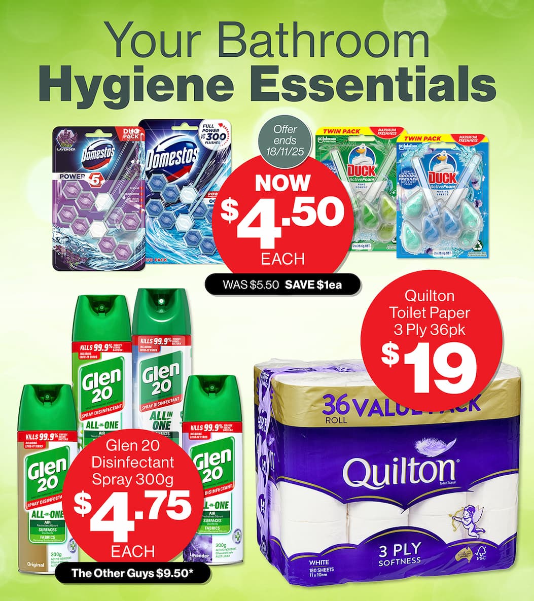 Your Bathroom Hygiene Essentials