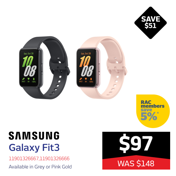 Samsung Galaxy Fit 3 Smart Watch | On Sale Now