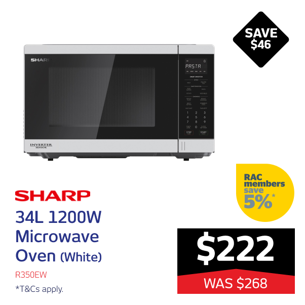 34L 1200W Microwave Oven | On Sale Now