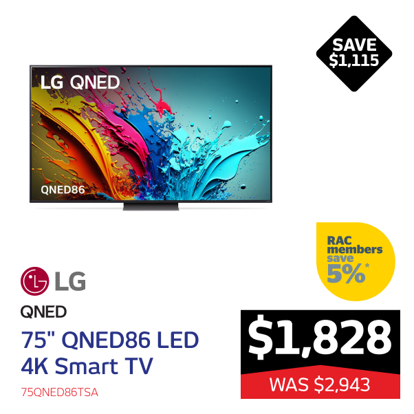 75" QNED86 LED 4K Smart TV | On Sale Now