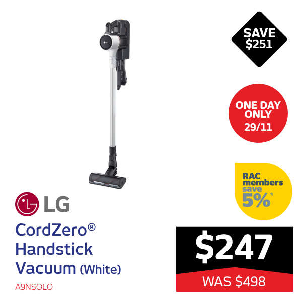 LG CordZero® Handstick Vacuum (White)