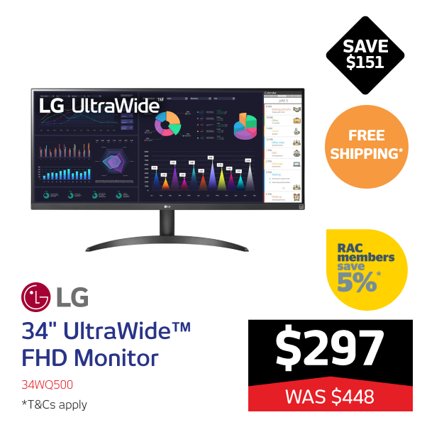 LG 34" UltraWide™ FHD Monitor