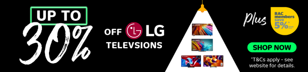 Up To 30% Off LG Televisions