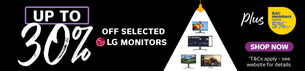 Up To 30% Off Selected LG Monitors