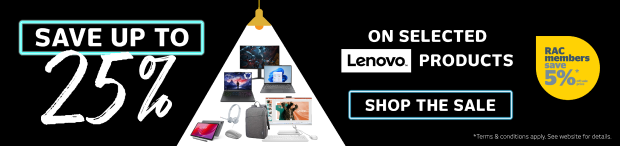 Save Up To 25% On Selected Lenovo Products