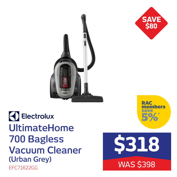 UltimateHome 700 Bagless Vacuum Cleaner (Urban Grey)