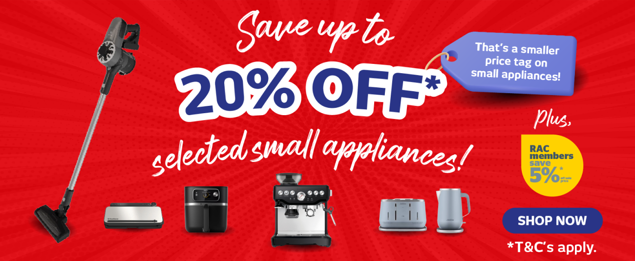 Save Up To 20% On Small Appliances