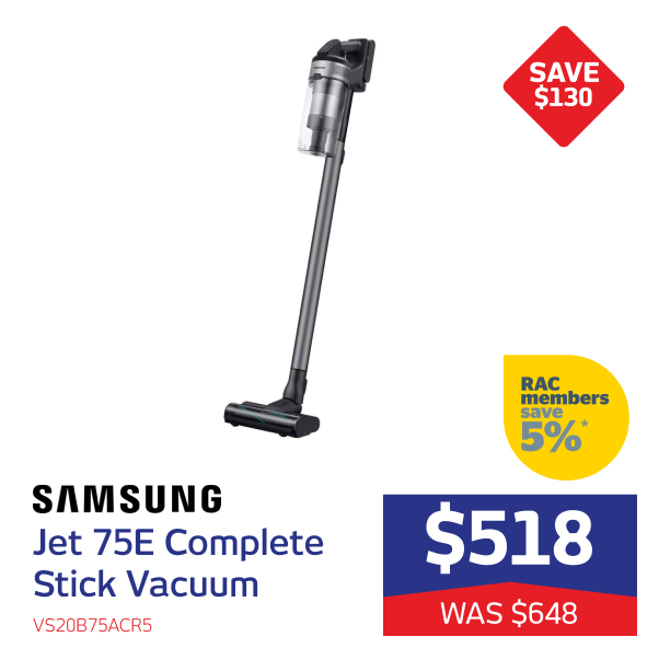 Jet 75E Complete Stick Vacuum