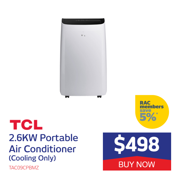 2.6KW Portable Air Conditioner (Cooling Only)