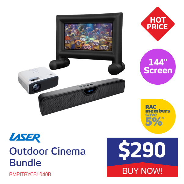 Laser Outdoor Cinema Bundle