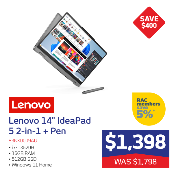 Lenovo 14" IdeaPad 5 2-in-1 + Pen