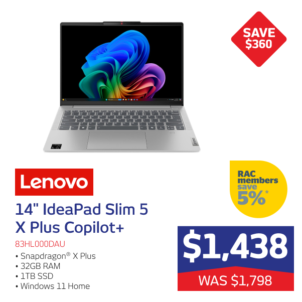 Lenovo 14" IdeaPad Slim 5 x Copilot Laptop