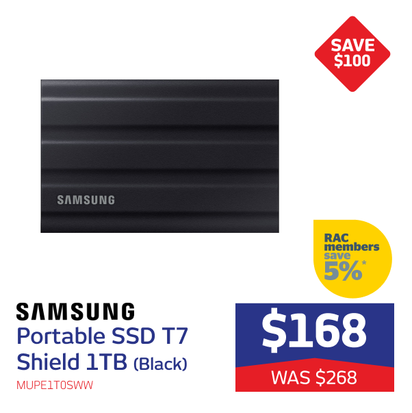 Samsung Portable SSD T7 Shield 1TB