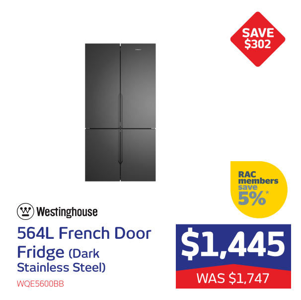 Westinghouse 564L French Door Fridge