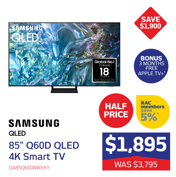 Samsung 85" Q60D QLED 4K Smart TV