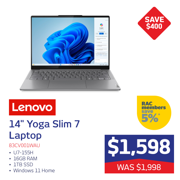 Lenovo 14" Yoga Slim 7 Laptop