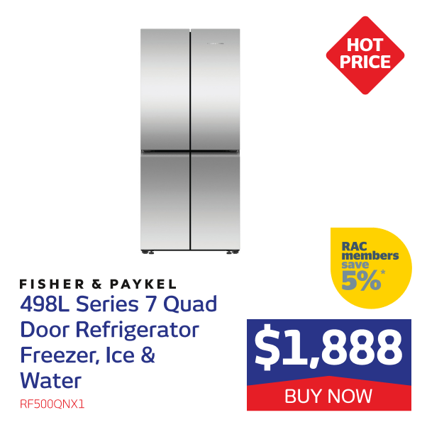 Fisher & Paykel 538L Series 7 Quad Door Fridge