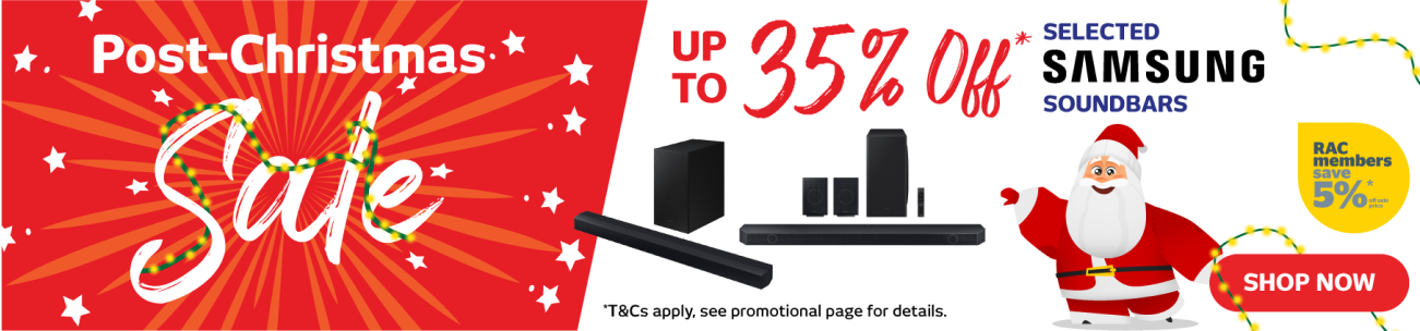 35% Off Selected Samsung Soundbars