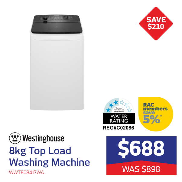 Westinghouse Top Load Washing Machine