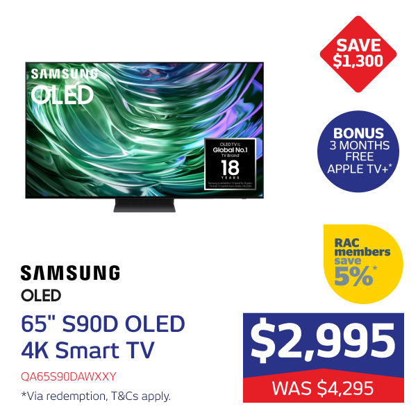 Samsung 65" OLED S90D TV