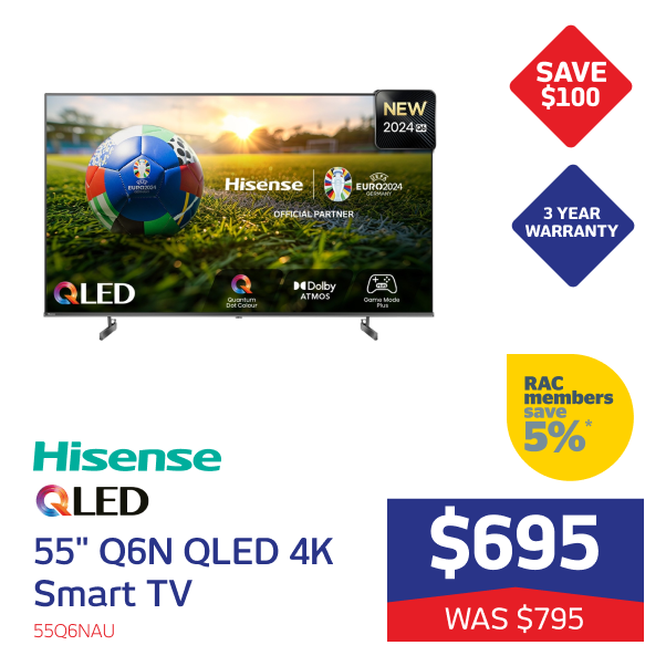 Hisense 55" Q6N QLED TV