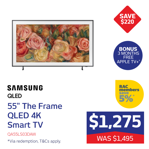 Samsung 55" The Frame QLED 4K Smart TV