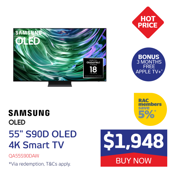 Samsung 55" S90D OLED 4K Smart TV