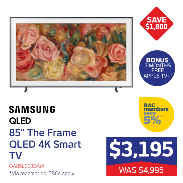 Samsung 85" The Frame QLED 4K Smart TV