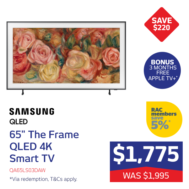 Samsung 65" The Frame QLED 4K Smart TV