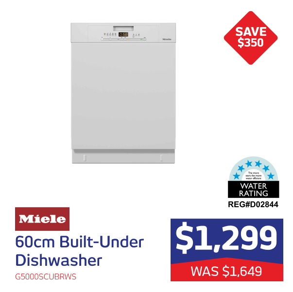 60cm Built-under Dishwasher