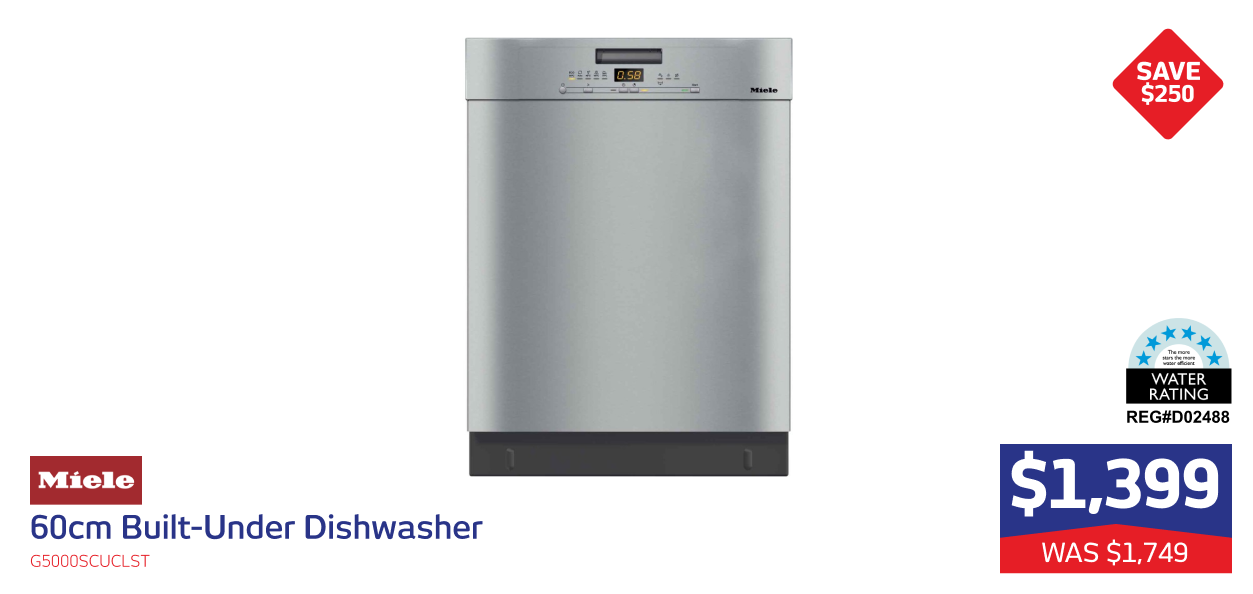 60cm Built-Under Dishwasher