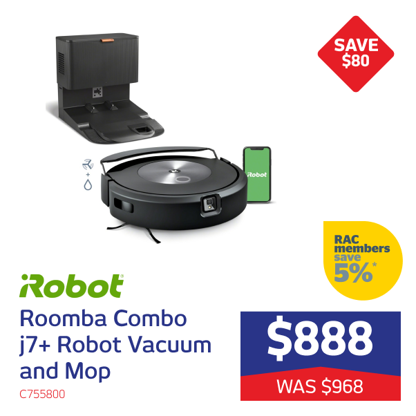 iRobot Roomba Combo j7+ Robot Vacuum & Mop