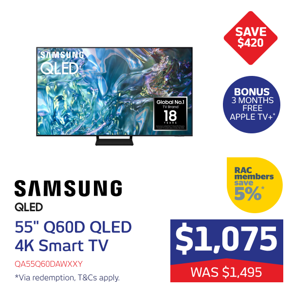 55" Q60D QLED 4K Smart TV