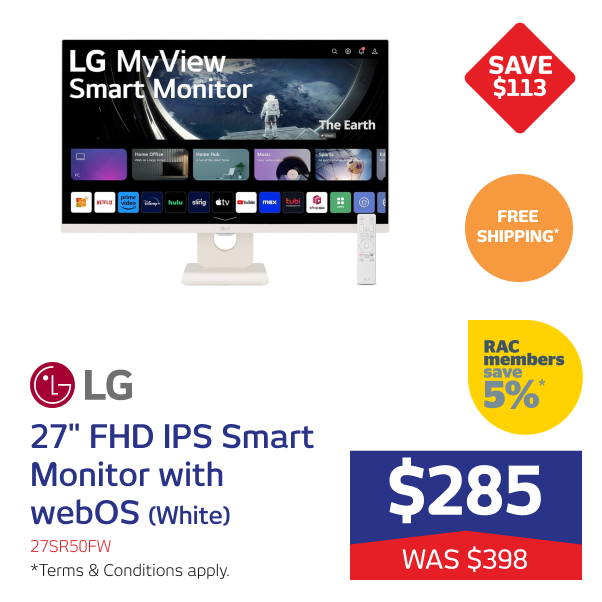 LG 27" FHD IPS Smart Monitor