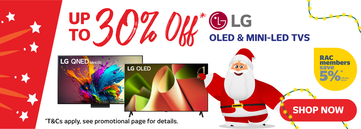 30 Off LG TVs