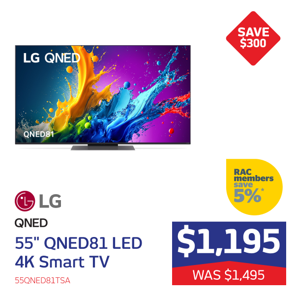 LG 55" QNED81 LED 4K Smart TV