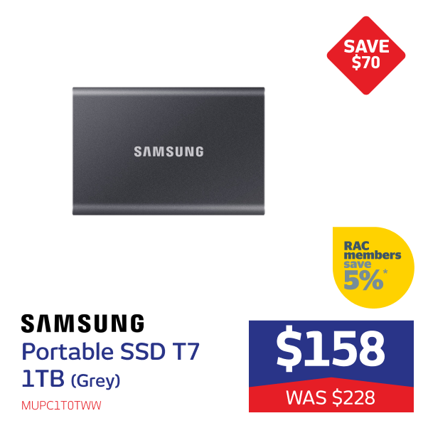 Samsung Portable SSD T7 1TB