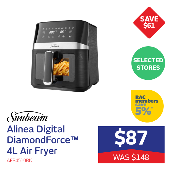 Sunbeam Alinea Digital DiamondForce™ 4L Air Fryer