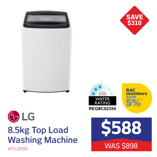 LG 8.5kg Top Load Washing Machine