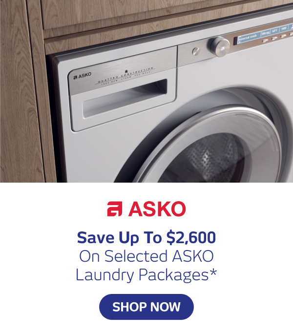 Save Up To $2,600 On ASKO Laundry Packages