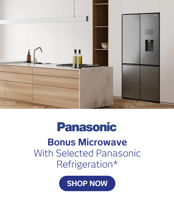 Bonus Microwave With Selected Panasonic Refrigeration