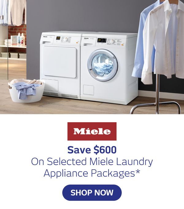 Save $600 On Miele Laundry Appliance Packages